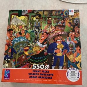 Ceaco Funny Faces 550 Piece Puzzle NIB